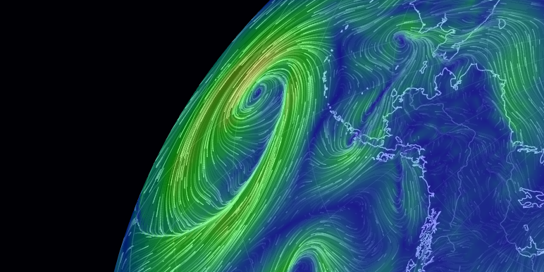 real time satellite weather map Earth A Global Map Of Wind Weather And Ocean Conditions real time satellite weather map